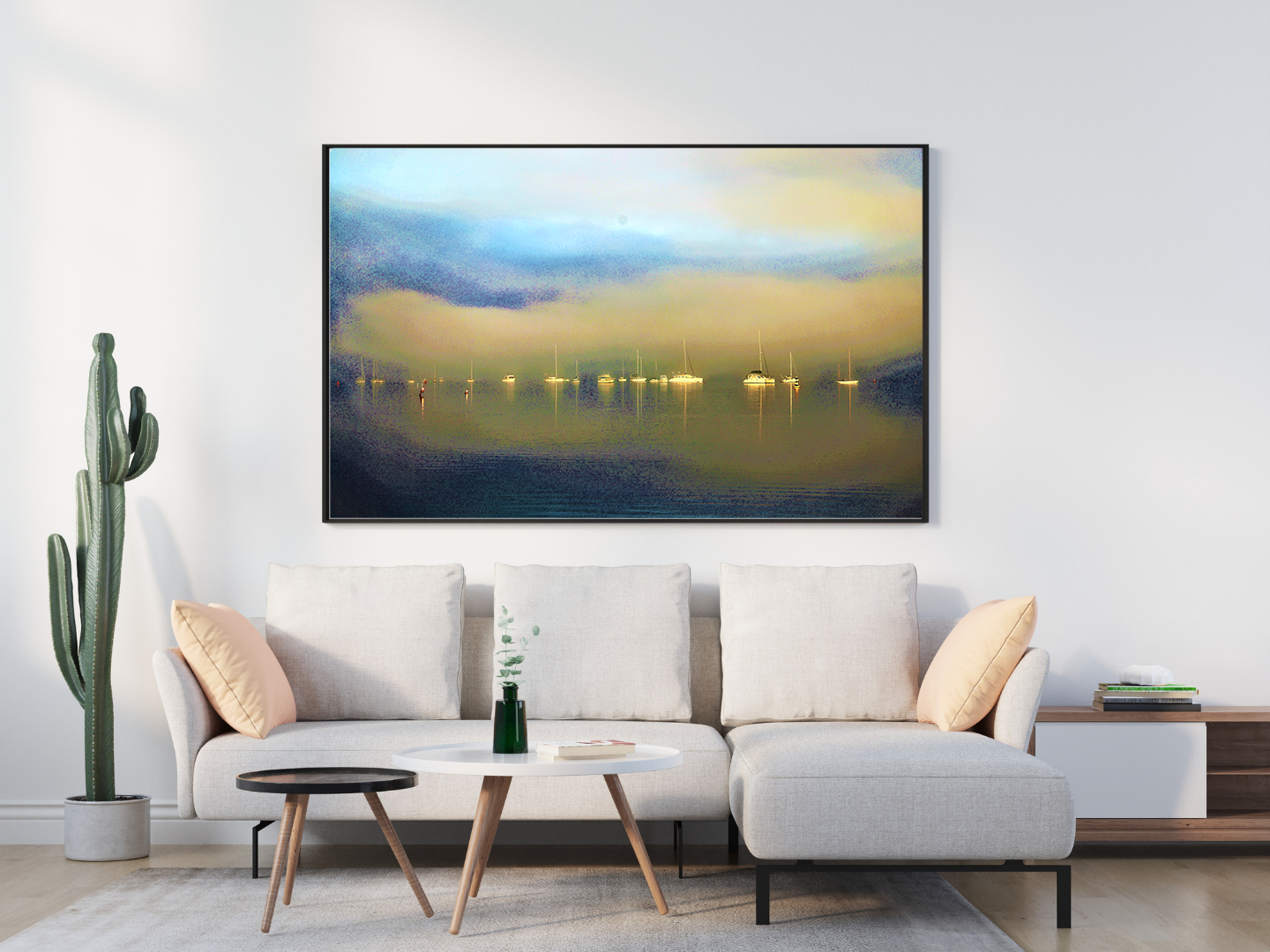 Eternal Horizon original abstract contextualised office art modern decor photo print by Blair Montague Drake